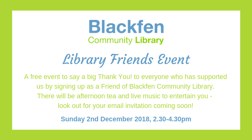 Library Friends Event Afternoon Tea