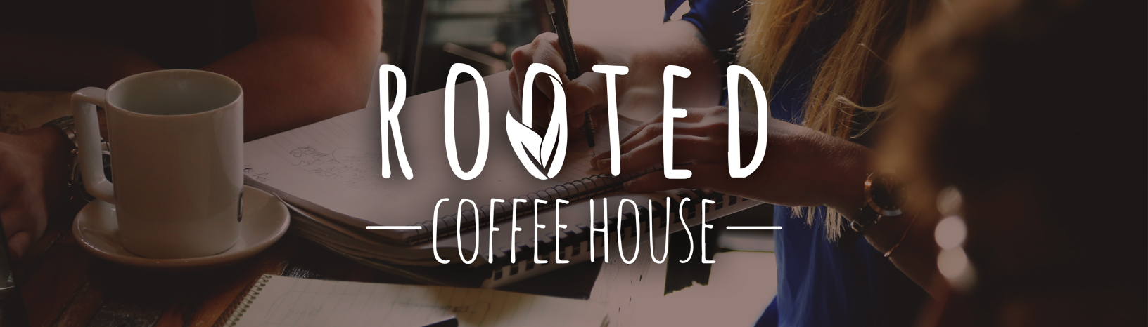 Rooted Coffee House banner ad