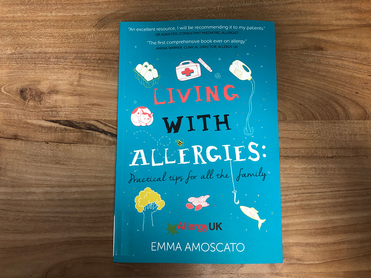 Book cover Living with Allergies
