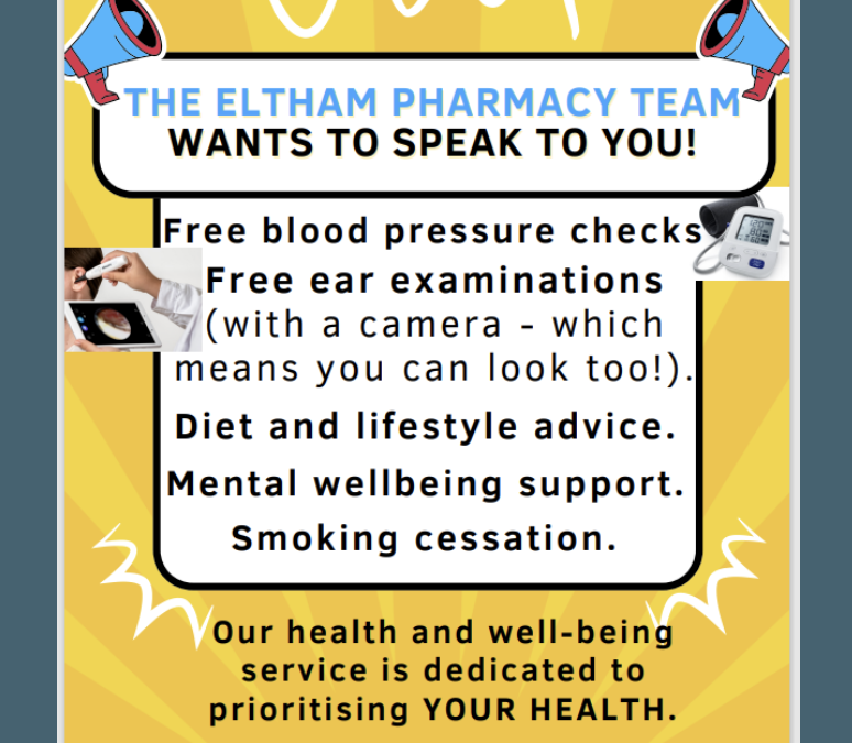 Eltham Pharmacy Health Checks