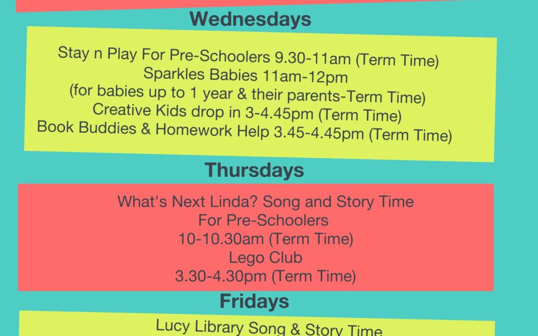 Children’s term time clubs start back on 10 September