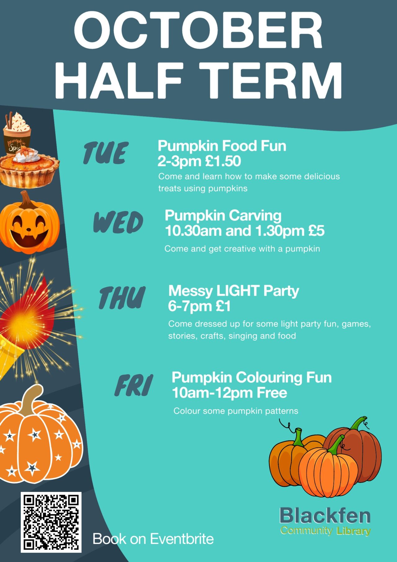Half Term Pumpkin Fun at Blackfen Library | Blackfen Community Library