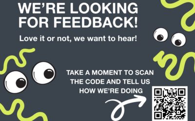 We’re looking for feedback…