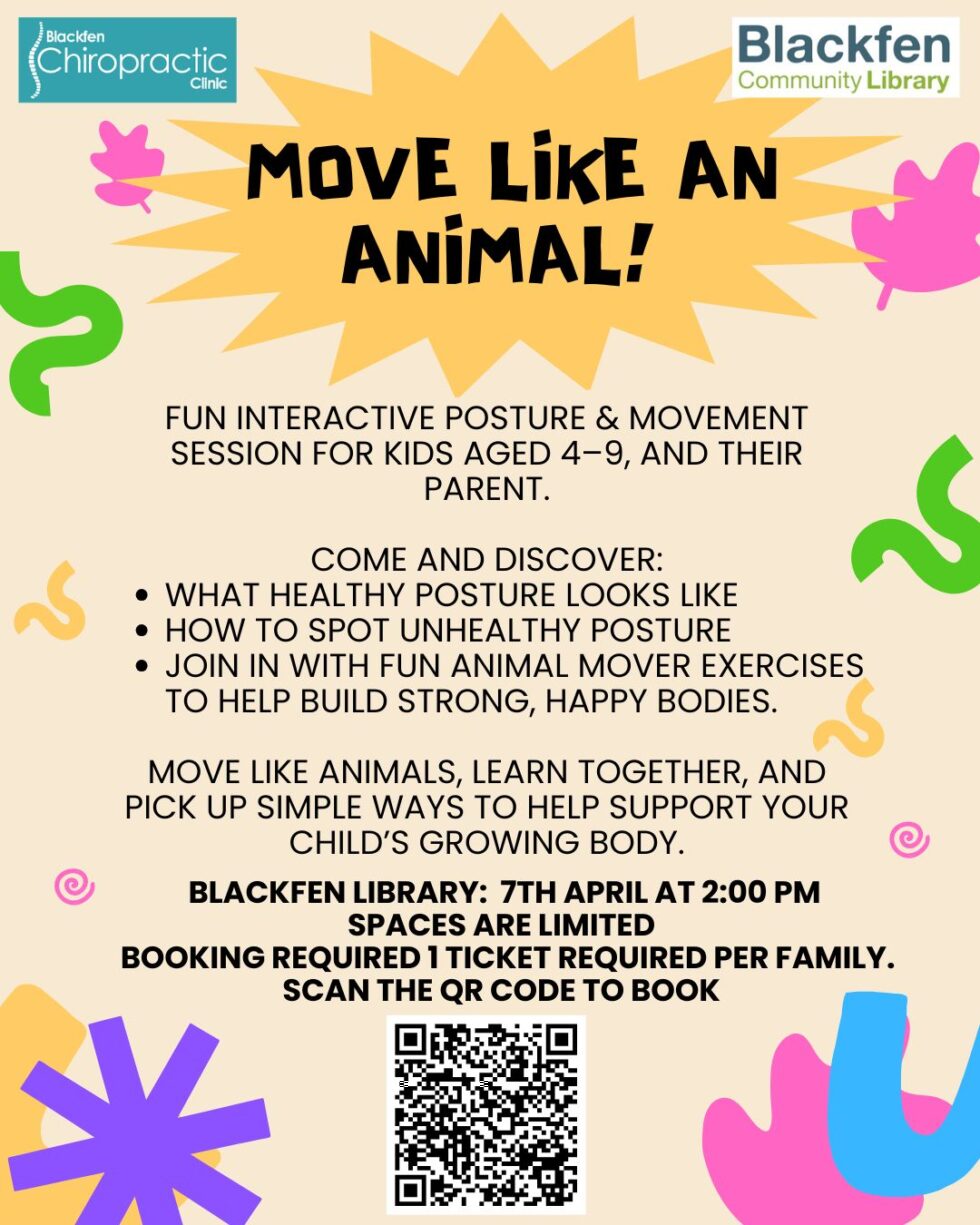 Family Health Talks: Move like an animal | Blackfen Community Library